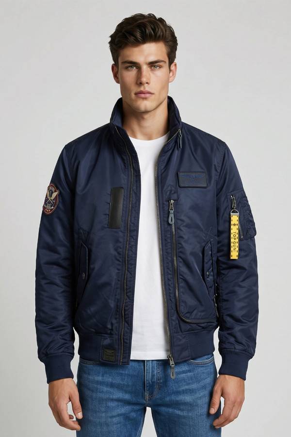 Herren Jacke Top Gun TGJ 2445 NAVY — Ansicht 1