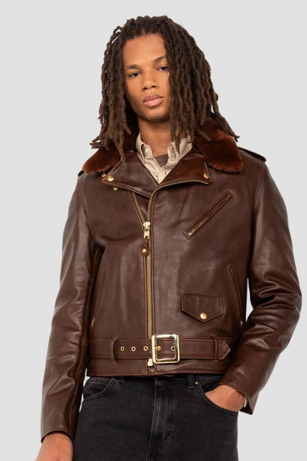  Homme Schott P656H BROWN — vue 15
