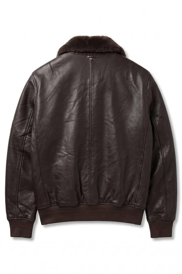  Homme Patrouille De France MA-1 ALPHA BROWN — vue 4